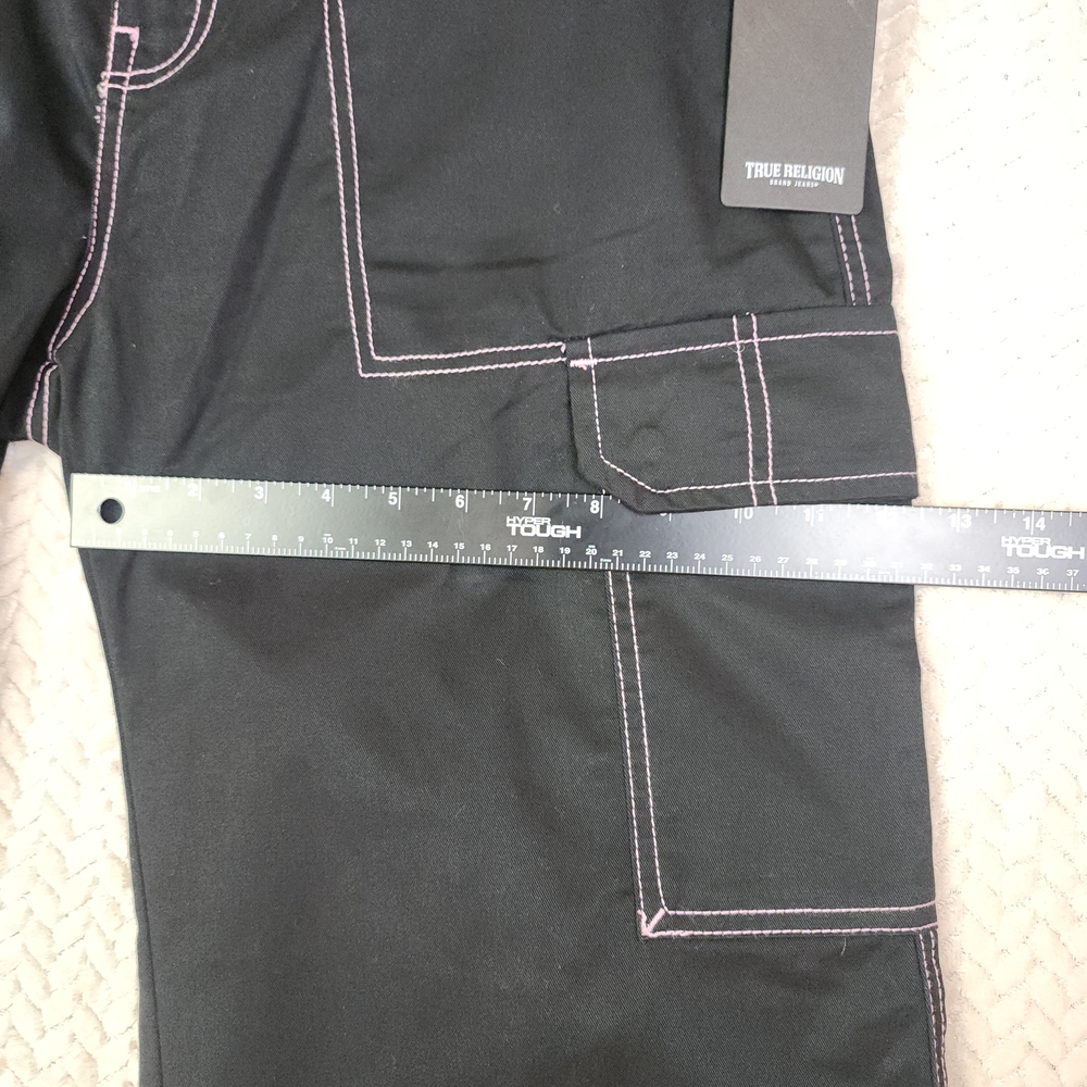 True Religion Military SN Cargo Pants Black and Mauve Men's Size 32 - Picture 6 of 13
